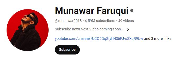 Munawar Faruqui Income